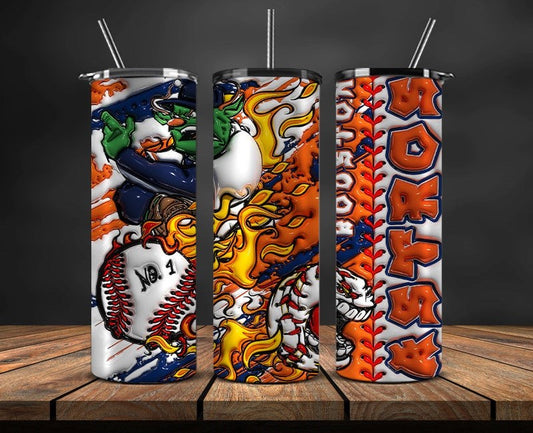 Houston Astros  Tumbler Wrap, Mlb Tumbler  Mlb Logo Tumbler Png 52