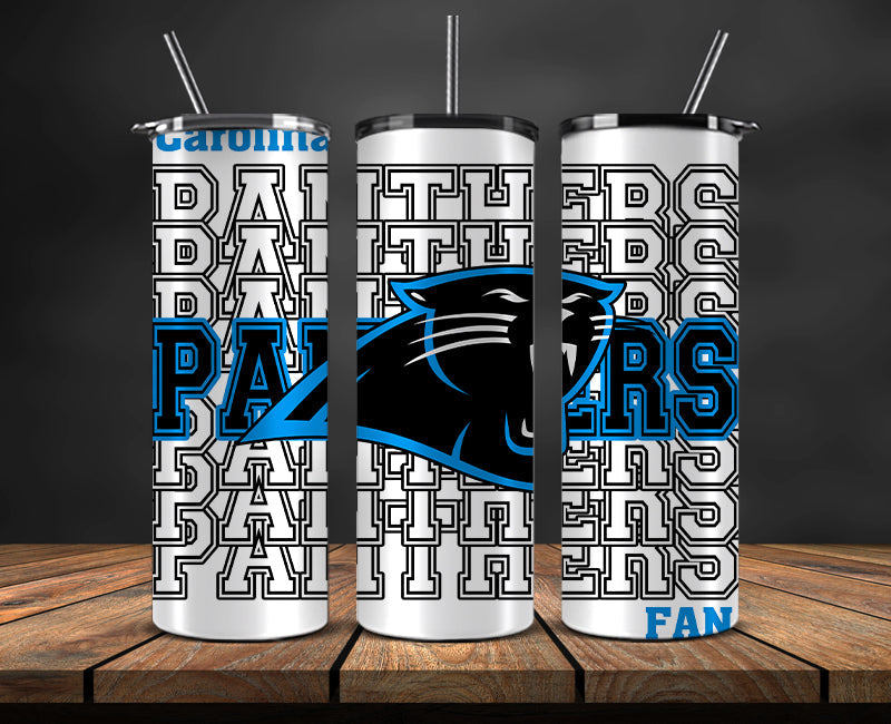 Carolina Panthers Tumbler, Panthers Logo,NFL Season Design 53