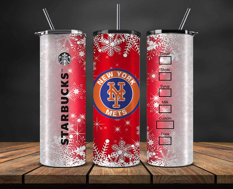New York Mets Png,Christmas MLB Tumbler Png , MLB Christmas Tumbler Wrap 54