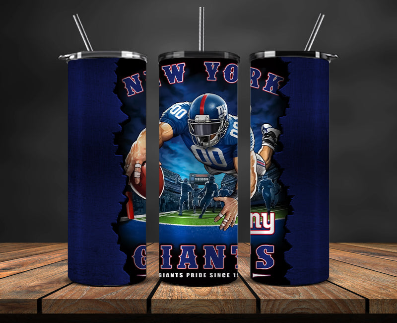 New York Giants Tumbler, NY Giants Logo Tumbler ,NFL Season 2025, Design 55