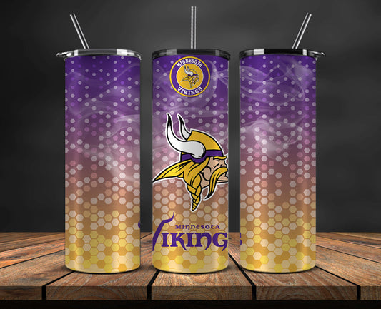 Vikings Tumbler Wrap ,Football Wraps, Nfl Smoke Tumbler Wrap 55