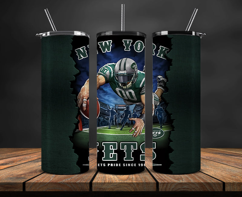 New York Jets Tumbler, NY Jets Logo Tumbler ,NFL Season 2025, Design 56
