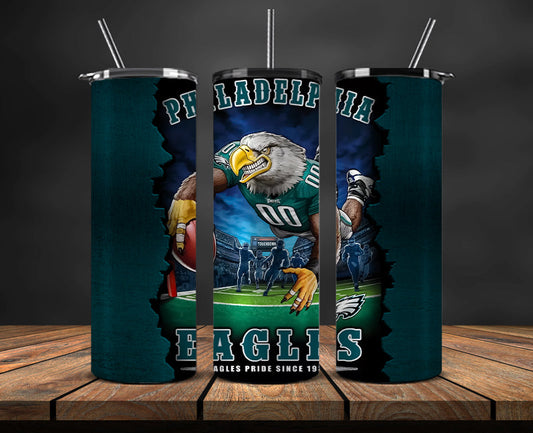Philadelphia Eagles Tumbler, Eagles Logo Tumbler ,NFL Season 2023, Design 57