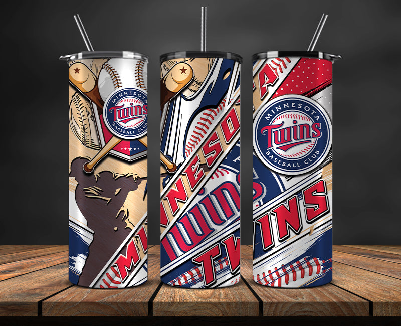 Minnesota Twins Tumbler Wrap, Mlb Tumbler  Mlb Logo Tumbler Png 05