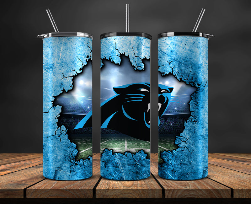 Carolina Panthers Tumbler, Panthers Logo, NFL, NFL Teams, NFL Logo, NFL Football Png 05