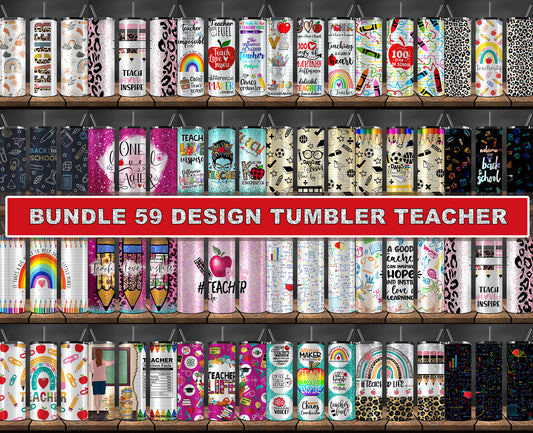 59+ Teacher 20 oz Skinny Tumbler Bundle, Teacher Tumbler PNG, Teacher Tumbler Design Sublimation,Teacher Tumbler ,Teacher Tumbler Wrap 60