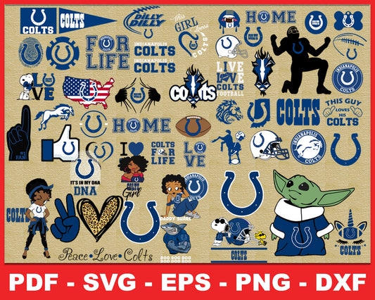 Indianapolis Colts Svg , Football Team Svg 61