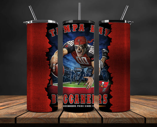 Tampa Bay Buccaneers Tumbler, Buccaneers Logo Tumbler ,NFL Season 2025, Design 62
