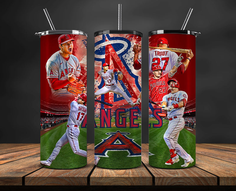 Los Angeles Angels Tumbler Wrap, Mlb Tumbler  Mlb Logo Tumbler Png 63