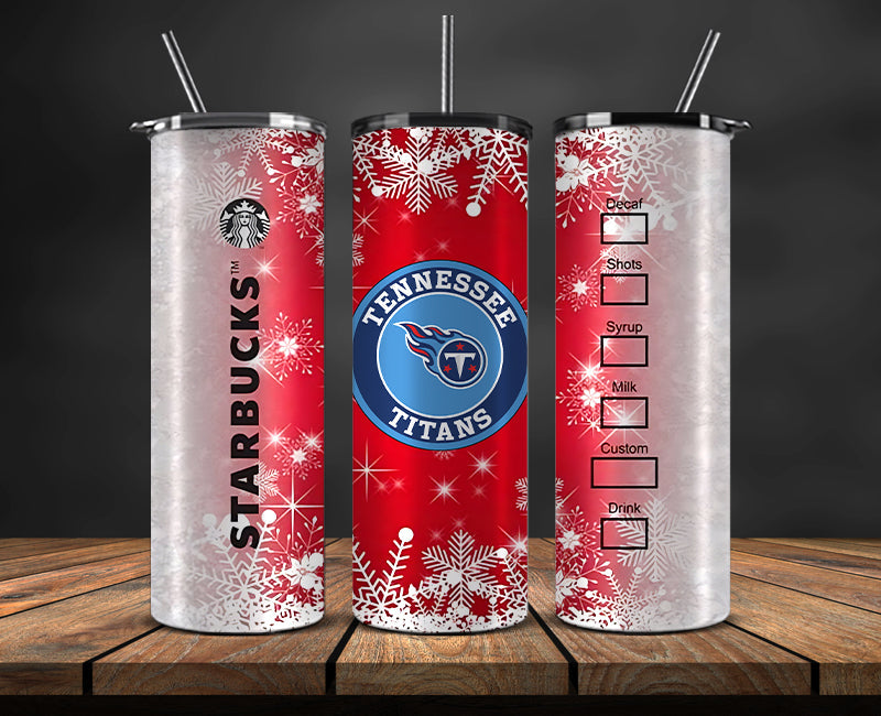 Tennessee Titans Christmas Tumbler Png,NFL Merry Christmas Png, NFL Christmas Tumbler Wrap 64