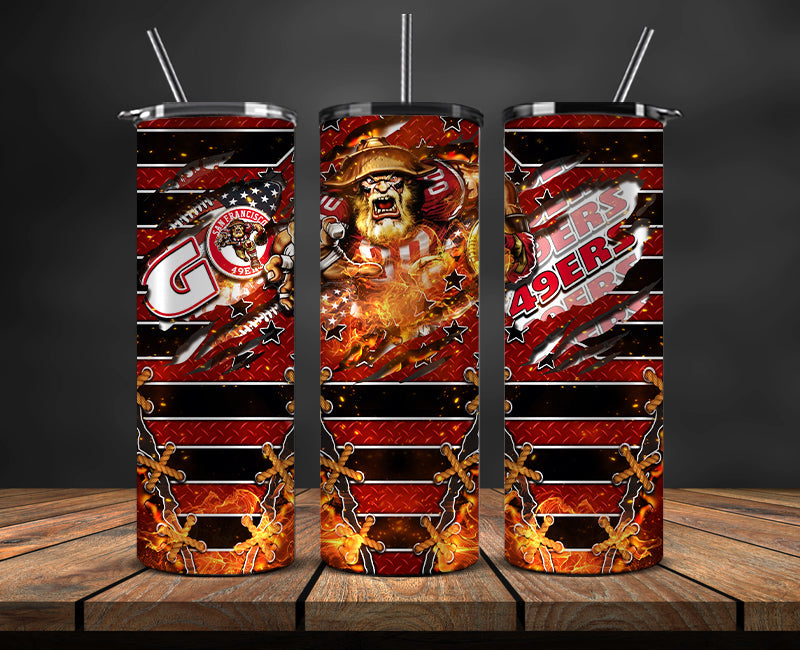 San Francisco 49ers Tumbler, 49ers Logo, NFL, NFL Teams, NFL Logo, NFL Football Png 65