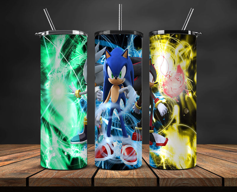 Sonic Tumbler 20oz Png, The Hedgehog Tumbler Wrap, Tumbler Wrap ,Sonic Tumbler Wrap 06