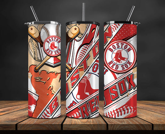 Boston Red Sox Tumbler Wrap, Mlb Tumbler  Mlb Logo Tumbler Png 06