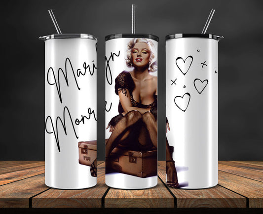 Marilyn Monroe Tumbler, Marilyn Monroe Tumbler Wrap Png, Marilyn Monroe 06