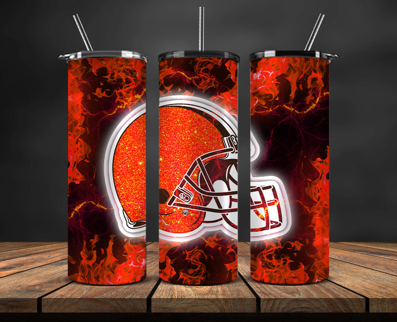 Cleveland Browns Tumbler, Browns Logo Tumbler ,NFL Season 2025, Design 71