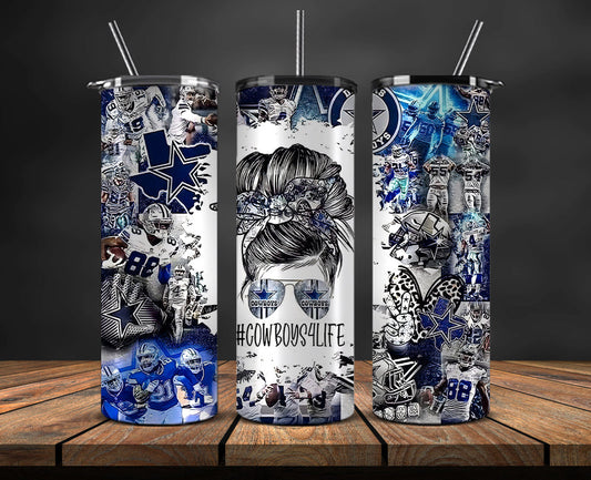 Dallas Cowboys Tumbler, Cowboys Logo,NFL Season Design 73