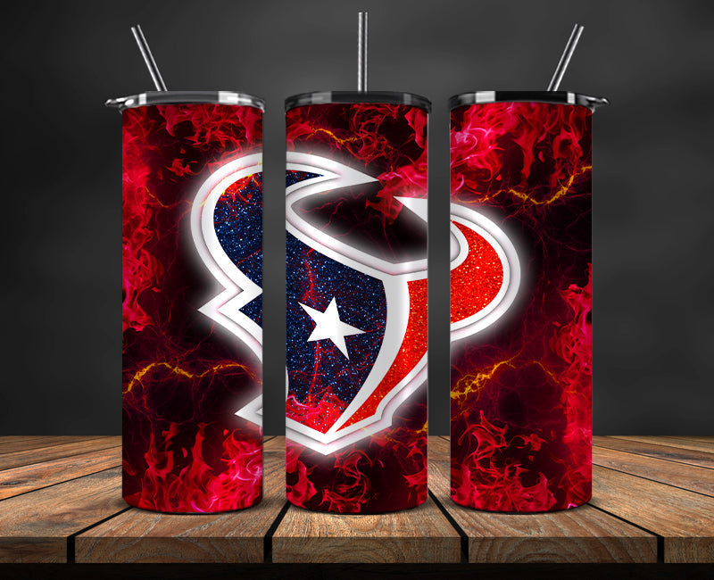 Houston Texans Tumbler, Texans Logo Tumbler ,NFL Season 2023, Design 76