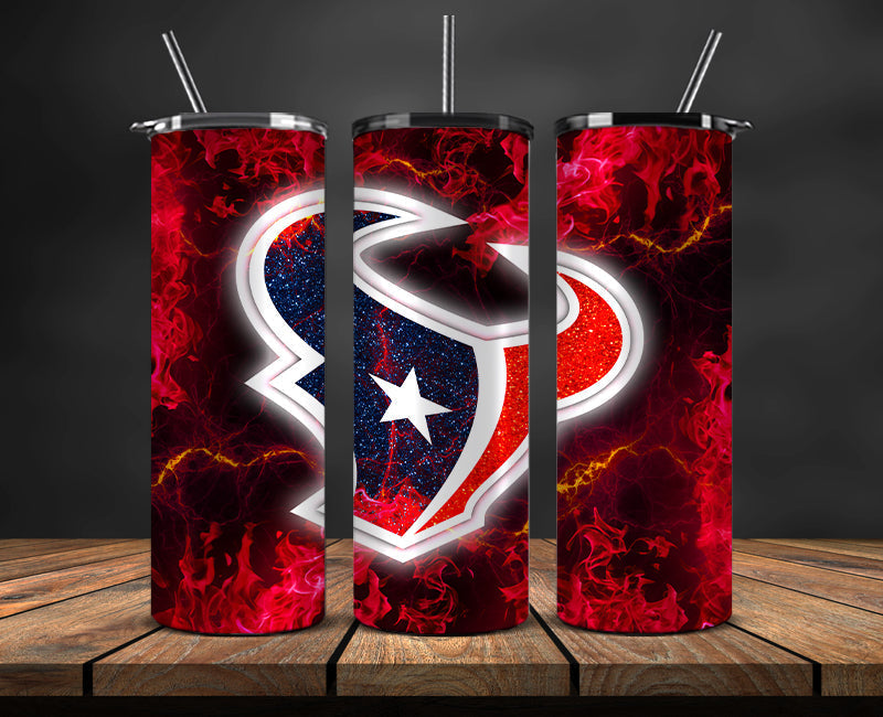 Houston Texans Tumbler, Texans Logo Tumbler ,NFL Season 2025, Design 76