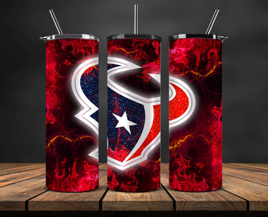 Houston Texans Tumbler, Texans Logo Tumbler ,NFL Season 2025, Design 76