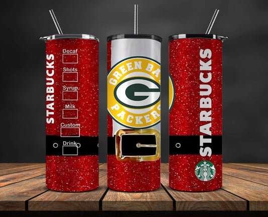 Green Bay Packers Christmas Tumbler Png,NFL Merry Christmas Png, NFL Christmas Tumbler Wrap 77