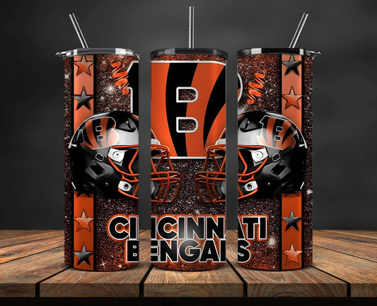 Cincinnati Bengals Tumbler, Bengals Logo,NFL Season Design 07