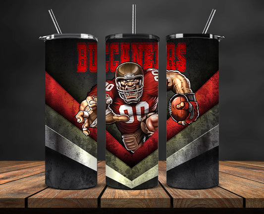 Tampa Bay Buccaneers Tumbler, Buccaneers Logo Tumbler, NFL Season 2025, Design 07