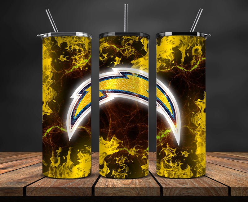 Los Angeles Chargers Tumbler, Chargers Logo Tumbler ,NFL Season 2023, Design 81
