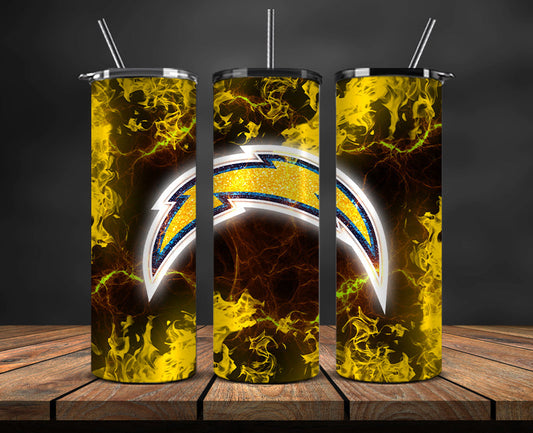 Los Angeles Chargers Tumbler, Chargers Logo Tumbler ,NFL Season 2025, Design 81