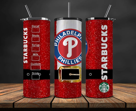 Philadelphia Phillies Png,Christmas MLB Tumbler Png , MLB Christmas Tumbler Wrap 82