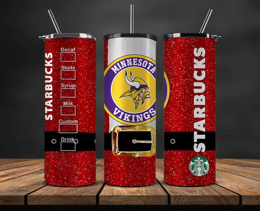 Minnesota Vikings Christmas Tumbler Png,NFL Merry Christmas Png, NFL Christmas Tumbler Wrap 85