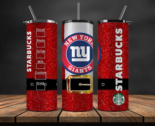 New York Giants Christmas Tumbler Png,NFL Merry Christmas Png, NFL Christmas Tumbler Wrap 88