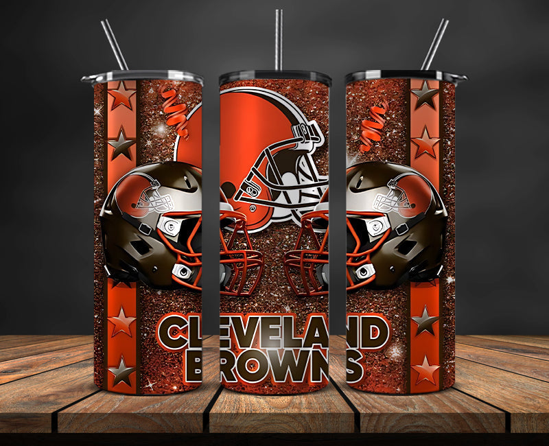 Cleveland Browns Tumbler, Browns Logo,NFL Season Design 08