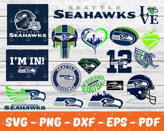 Seattle Seahawks Svg,Sport Svg , Bundle N C C A Svg 08