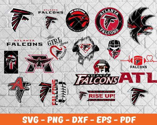 Atlanta Falcons Bundle Svg, Football Svg ,Sport Svg, Sport Bundle Svg 08