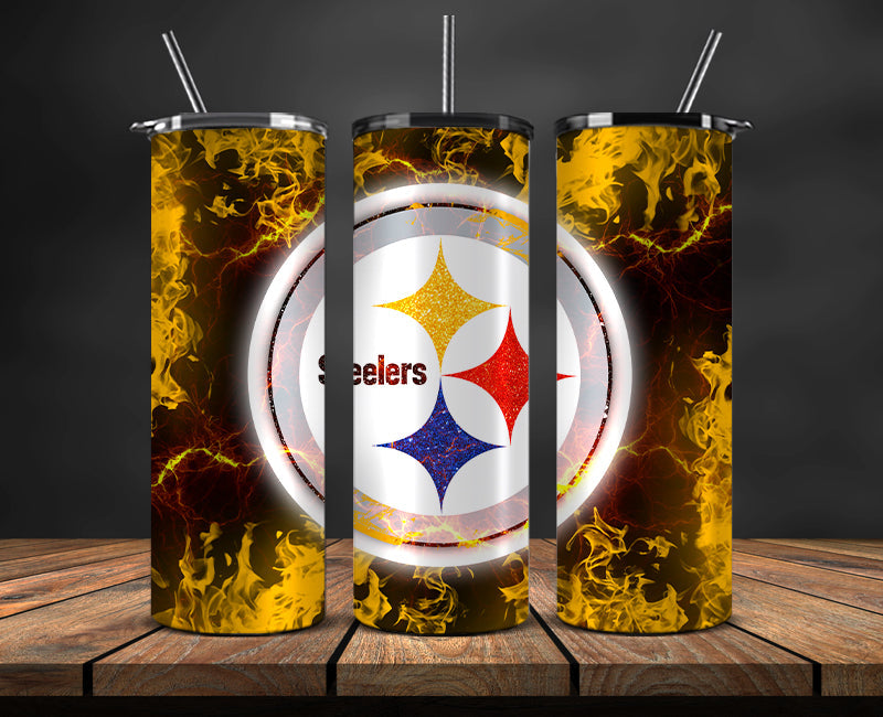 Pittsburgh Steelers Tumbler,Steelers Logo Tumbler,NFL Season 2023, Design 90