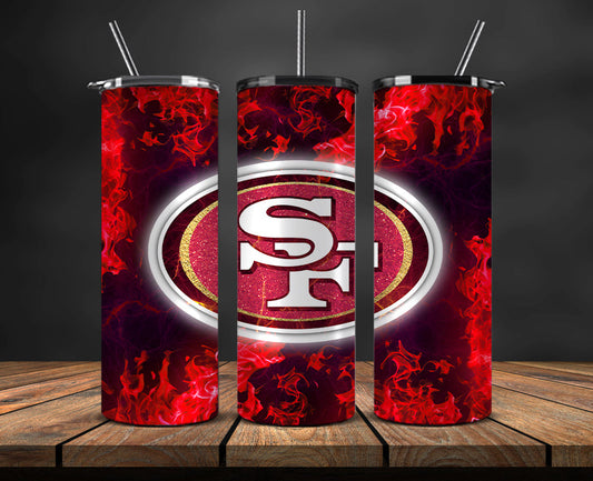 San Francisco 49ers Tumbler, 49ers  Logo Tumbler,NFL Season 2023, Design 91