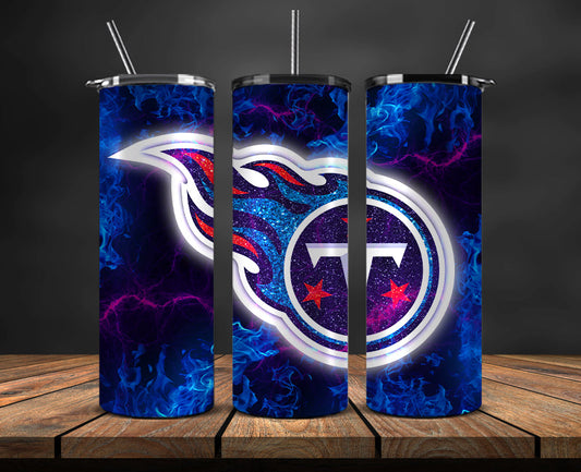Tennessee Titans Tumbler, Titans Logo Tumbler,NFL Season 2025, Design 94
