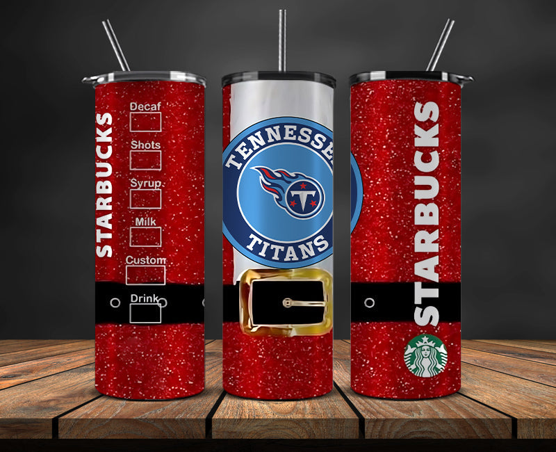 Tennessee Titans Christmas Tumbler Png,NFL Merry Christmas Png, NFL Christmas Tumbler Wrap 96