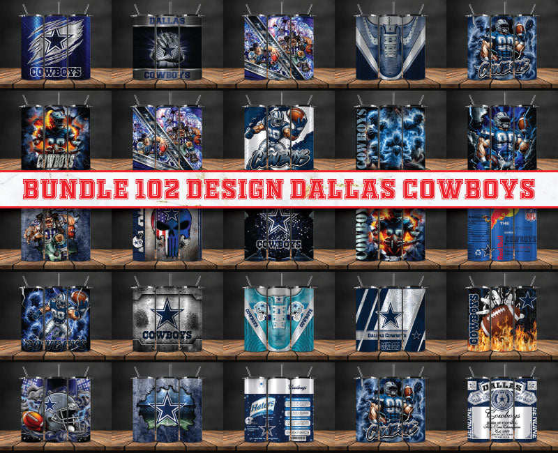 Dallas Cowboys Tumbler Wrap , Football Tumbler Png ,32 Team Sport png 09