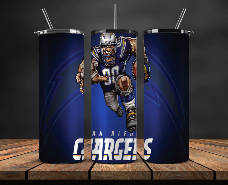 Chargers Tumbler Wrap ,Football Wraps  09