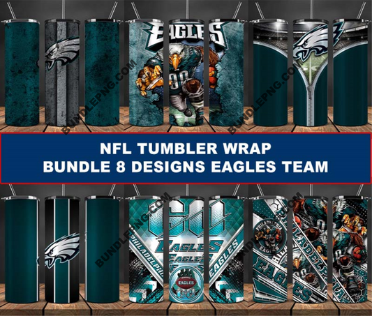 Eagles Tumbler Wrap , Football Tumbler Png ,32 Team Sport11