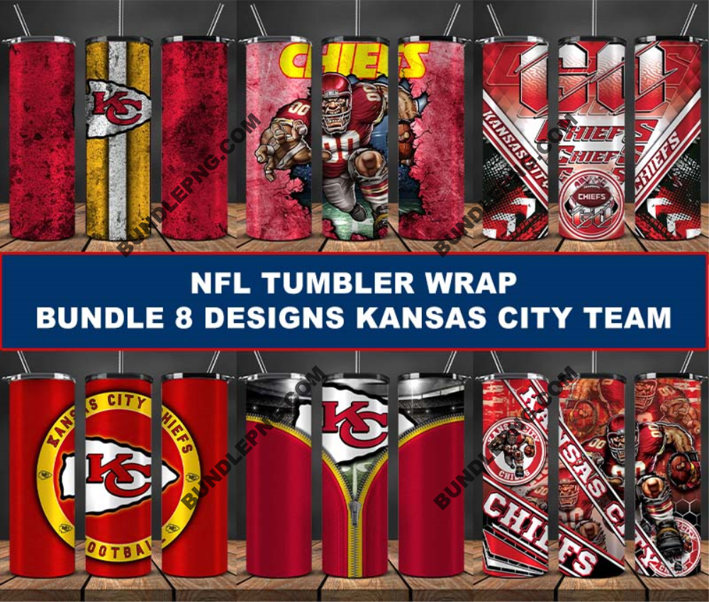 Kansas City Tumbler Wrap , Football Tumbler Png ,32 Team Sport21