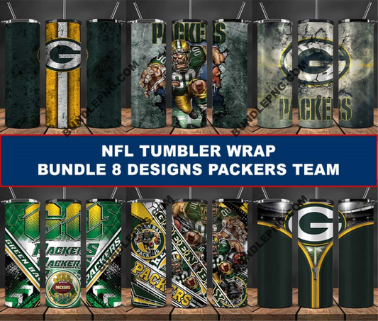 Packers Tumbler Wrap , Football Tumbler Png ,32 Team Sport25