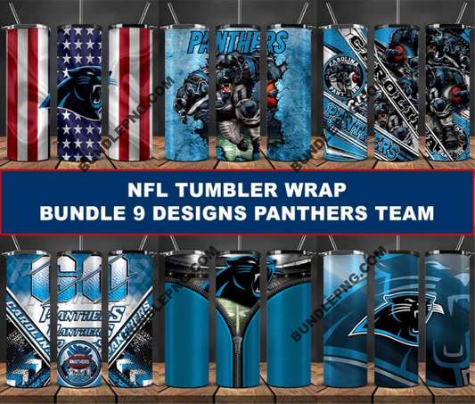 Panthers Tumbler Wrap , Football Tumbler Png ,32 Team Sport32