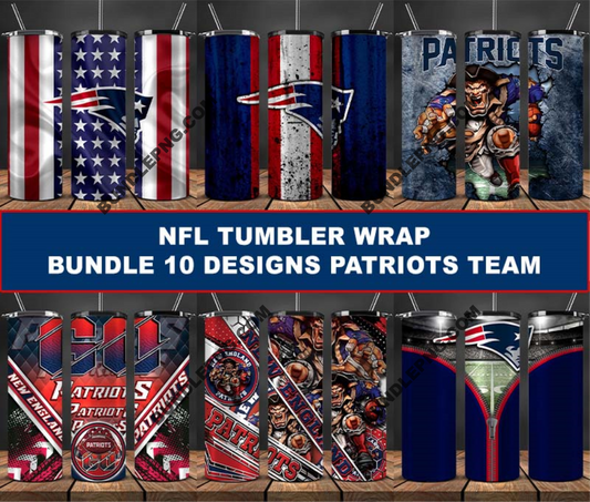 Patriots Tumbler Wrap , Football Tumbler Png ,32 Team Sport15